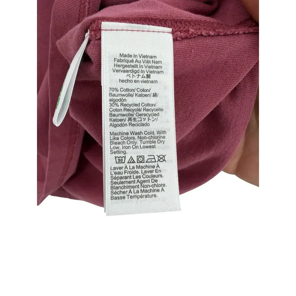 J.Crew Northport NY Vintage Jersey Graphic T Shirt‎ Pink Relaxed Men's Large